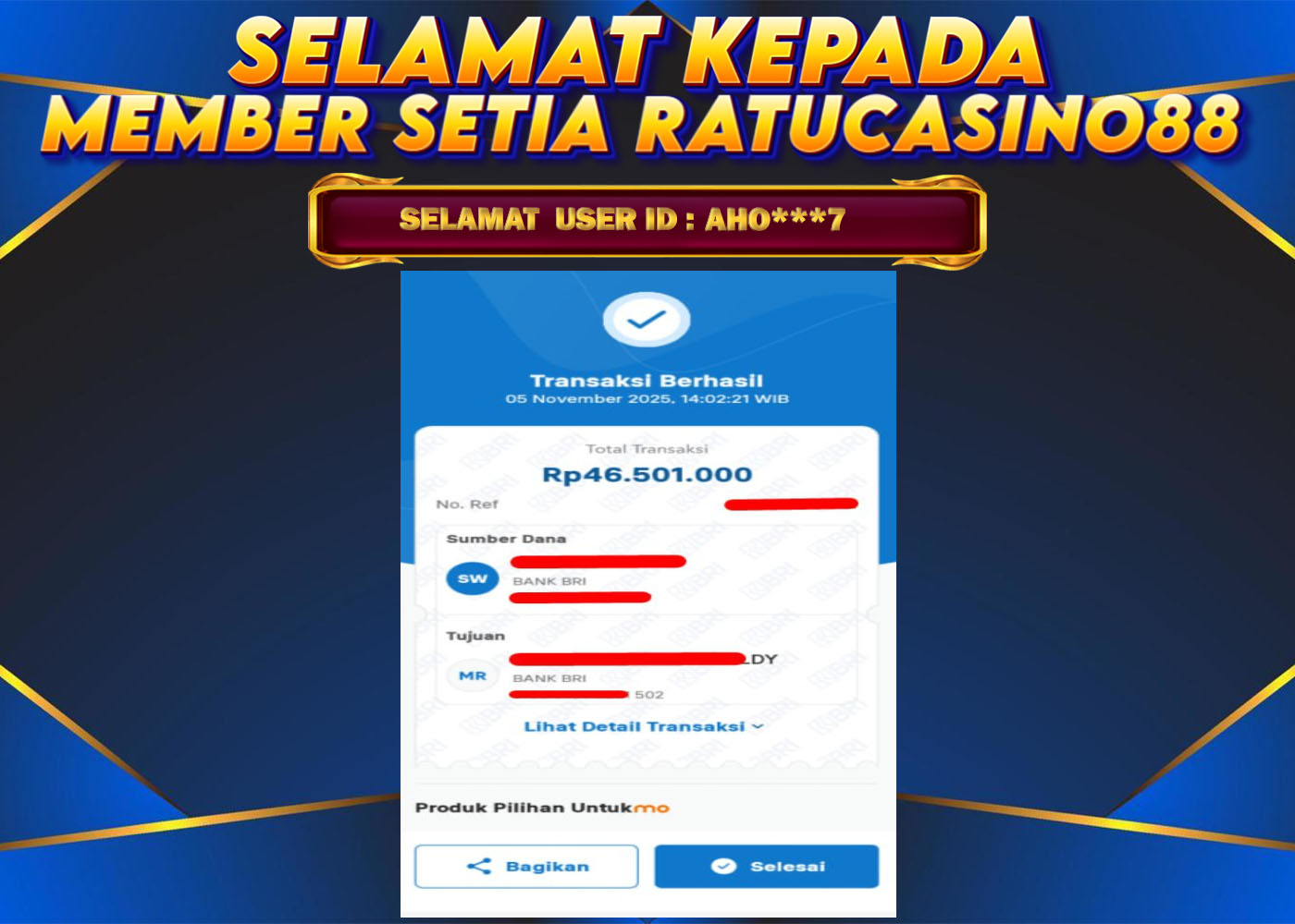 WITHDRAWAL MEMBER 113