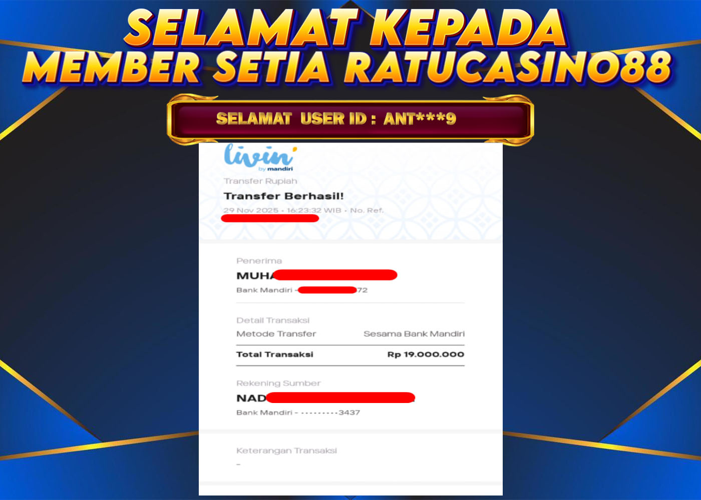 WITHDRAWAL MEMBER 137